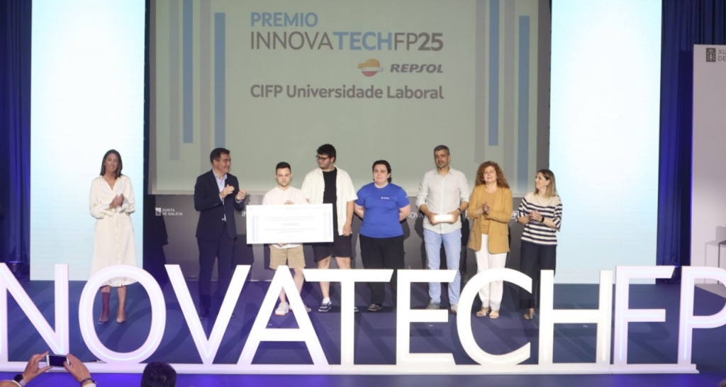 CIFP Universidade Laboral gana el reto Repsol en InnovaTech FP 2025